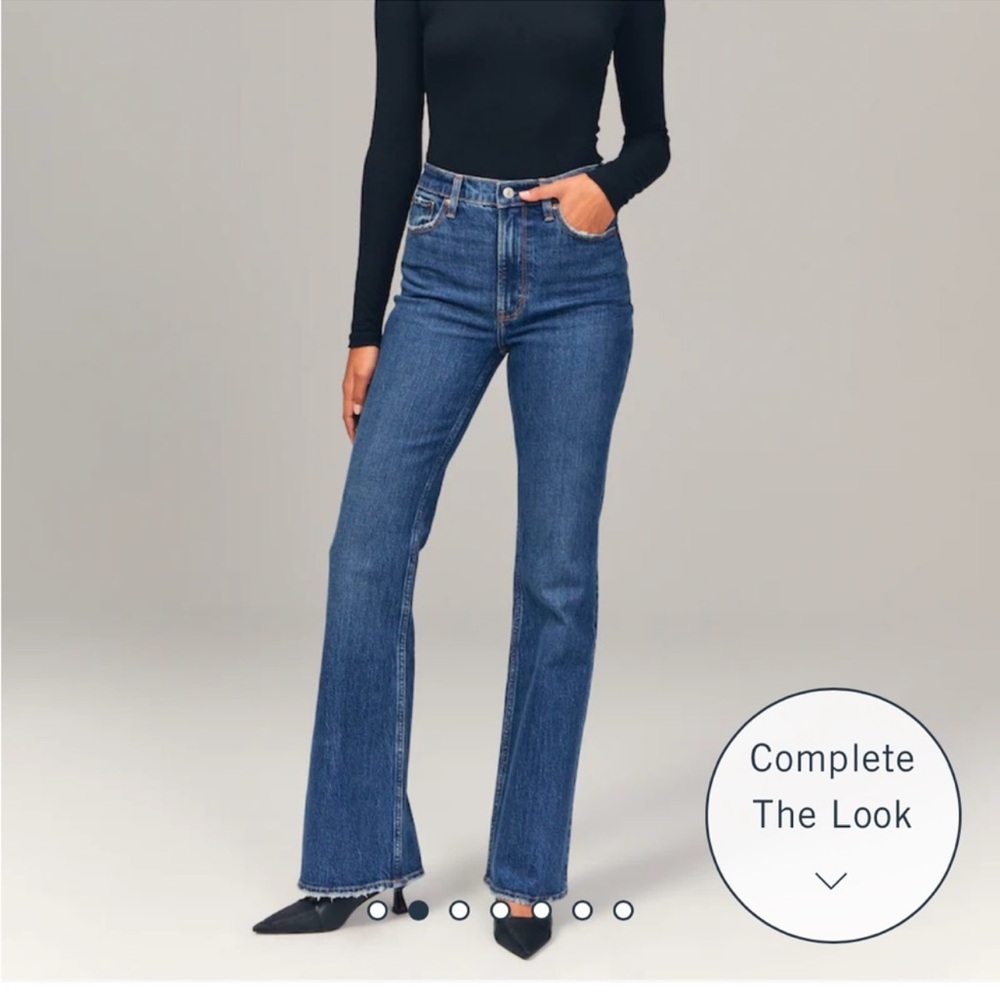 Abercrombie Curve Love The 70’s Vintage Flare Ultra High Rise